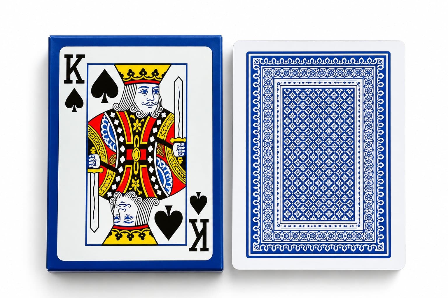 Spielkarten 54 Blatt – blau