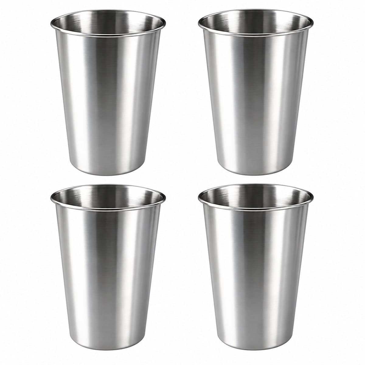 Vasos de acero inoxidable 400 ml – juego de 4