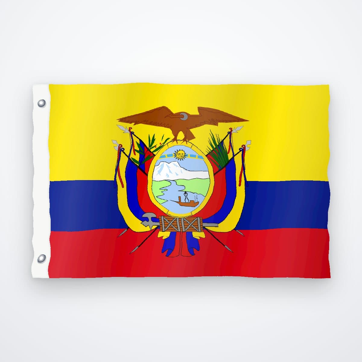 Fahne Ecuador 90×150cm