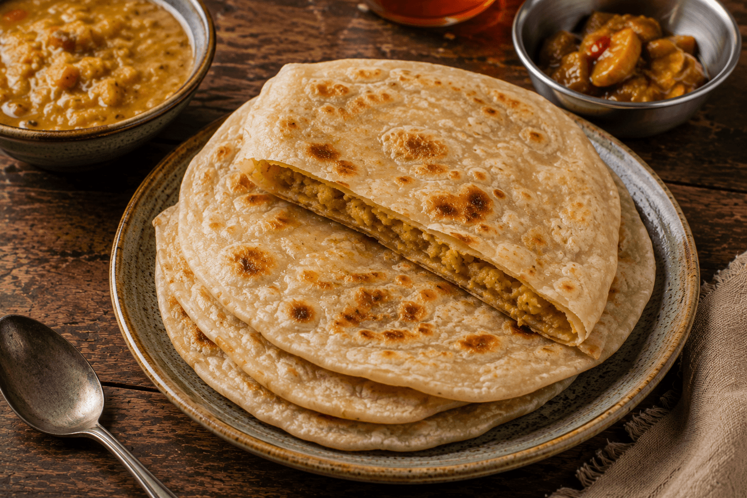 Dhal Puri Roti