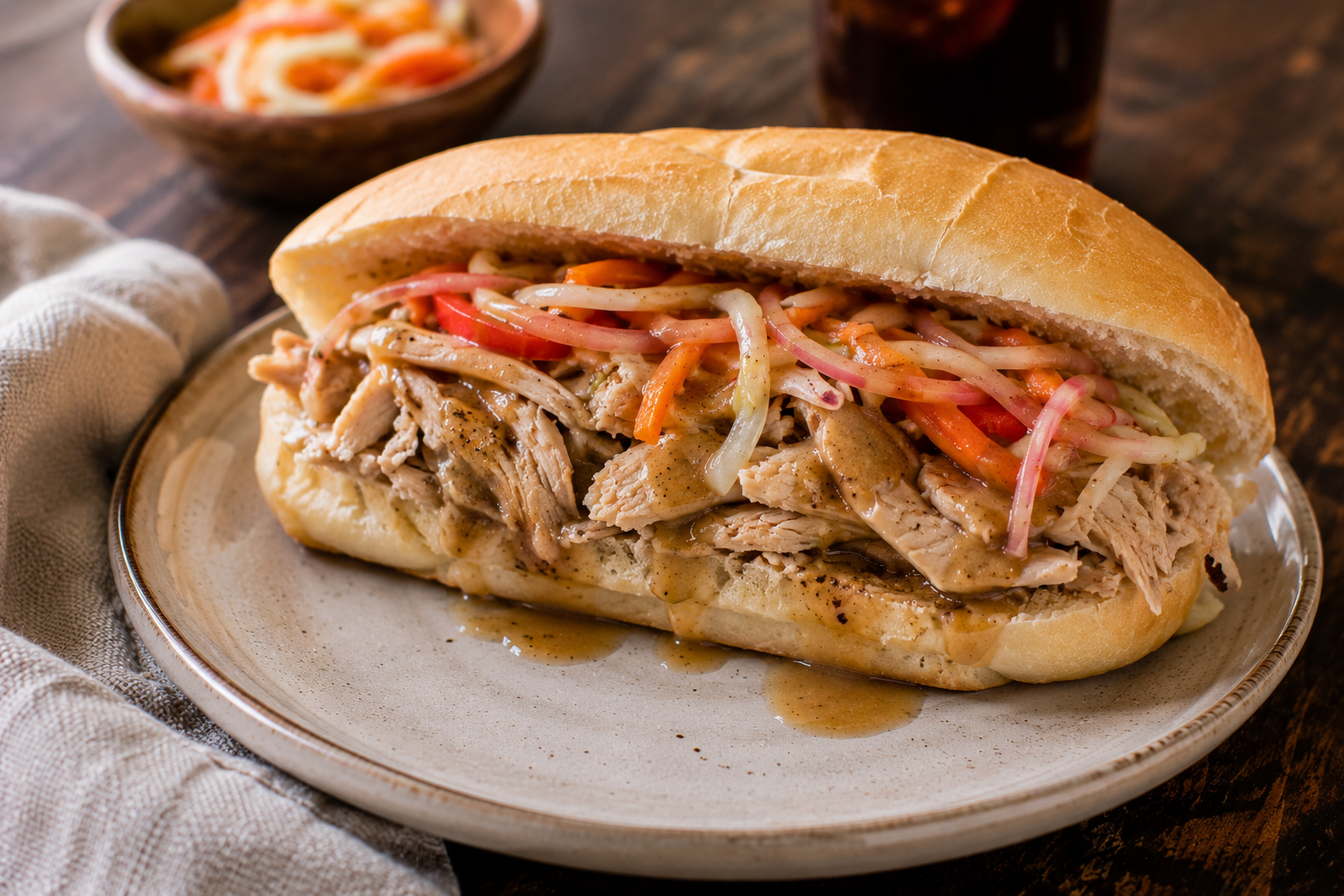 Pan con Pavo