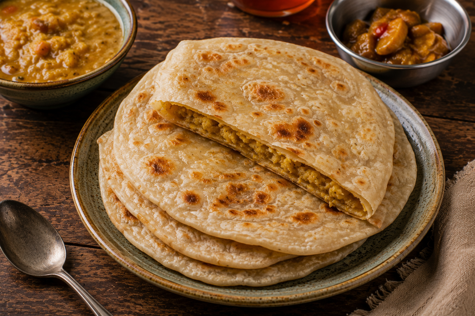 Dhal Puri Roti