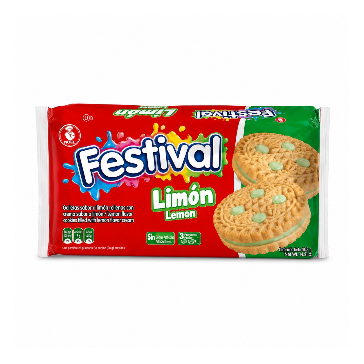 Galletas Festival Limón 50g