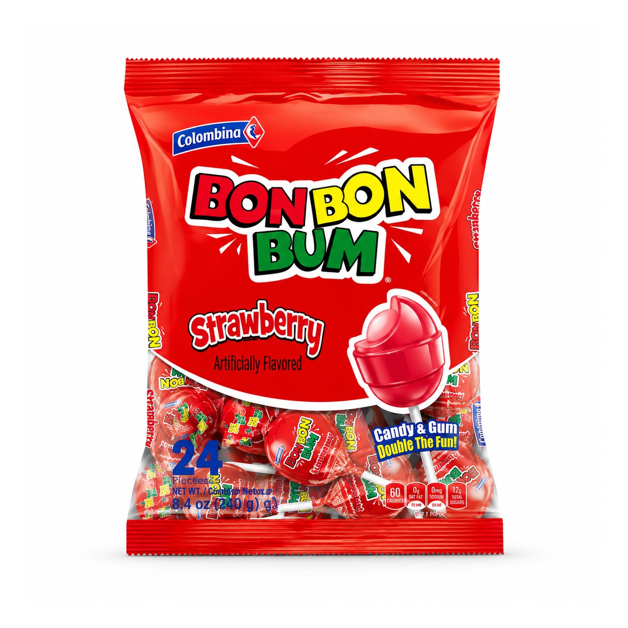 Bon Bon Bum Fresa, 24 Stk.