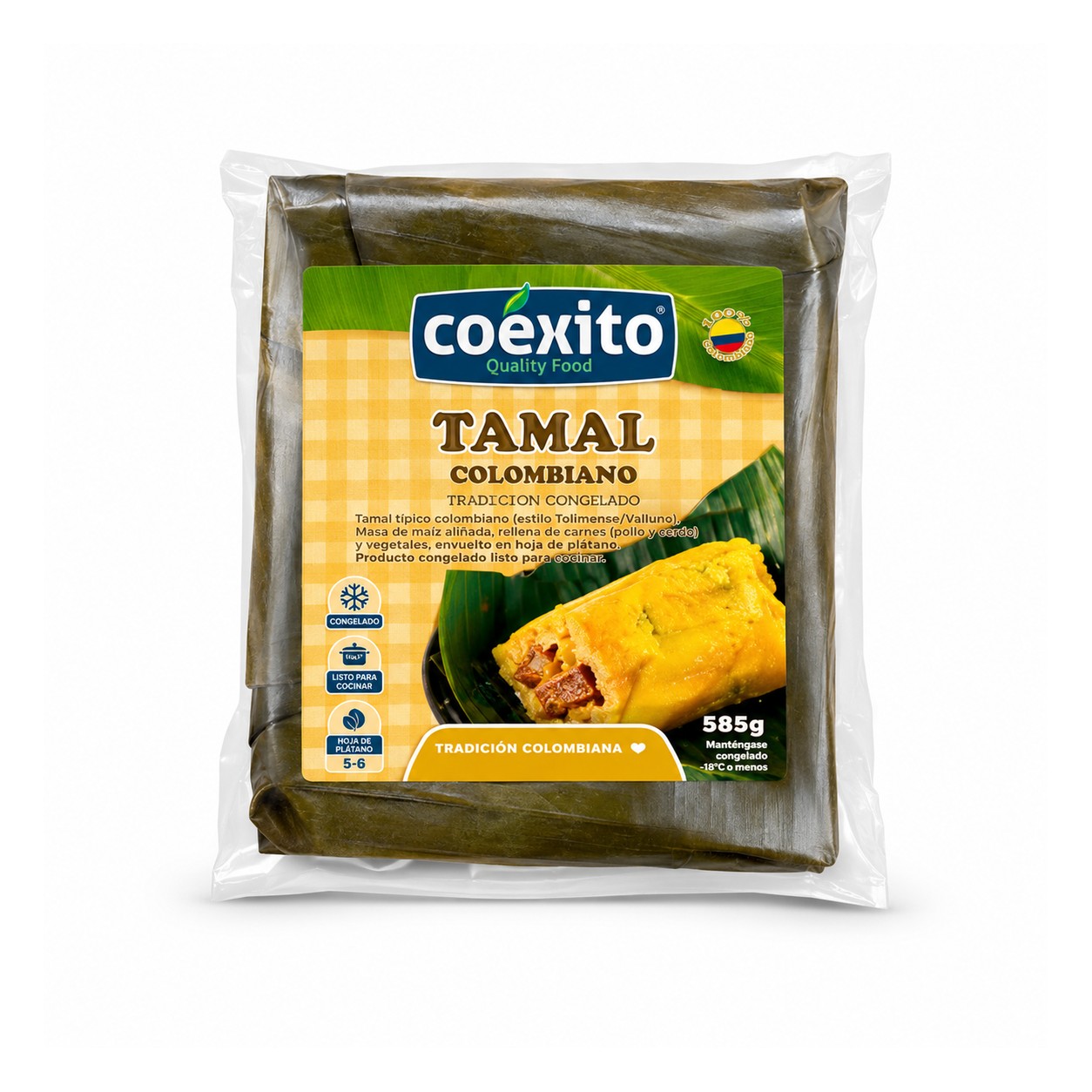 Tamal Colombiano Tradición, tiefgekühlt
